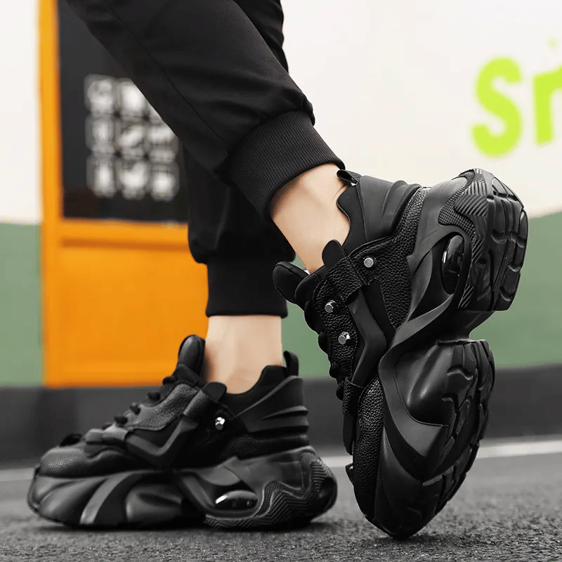     			Akiko Shadow Pulse X1 Black Men's Sneakers