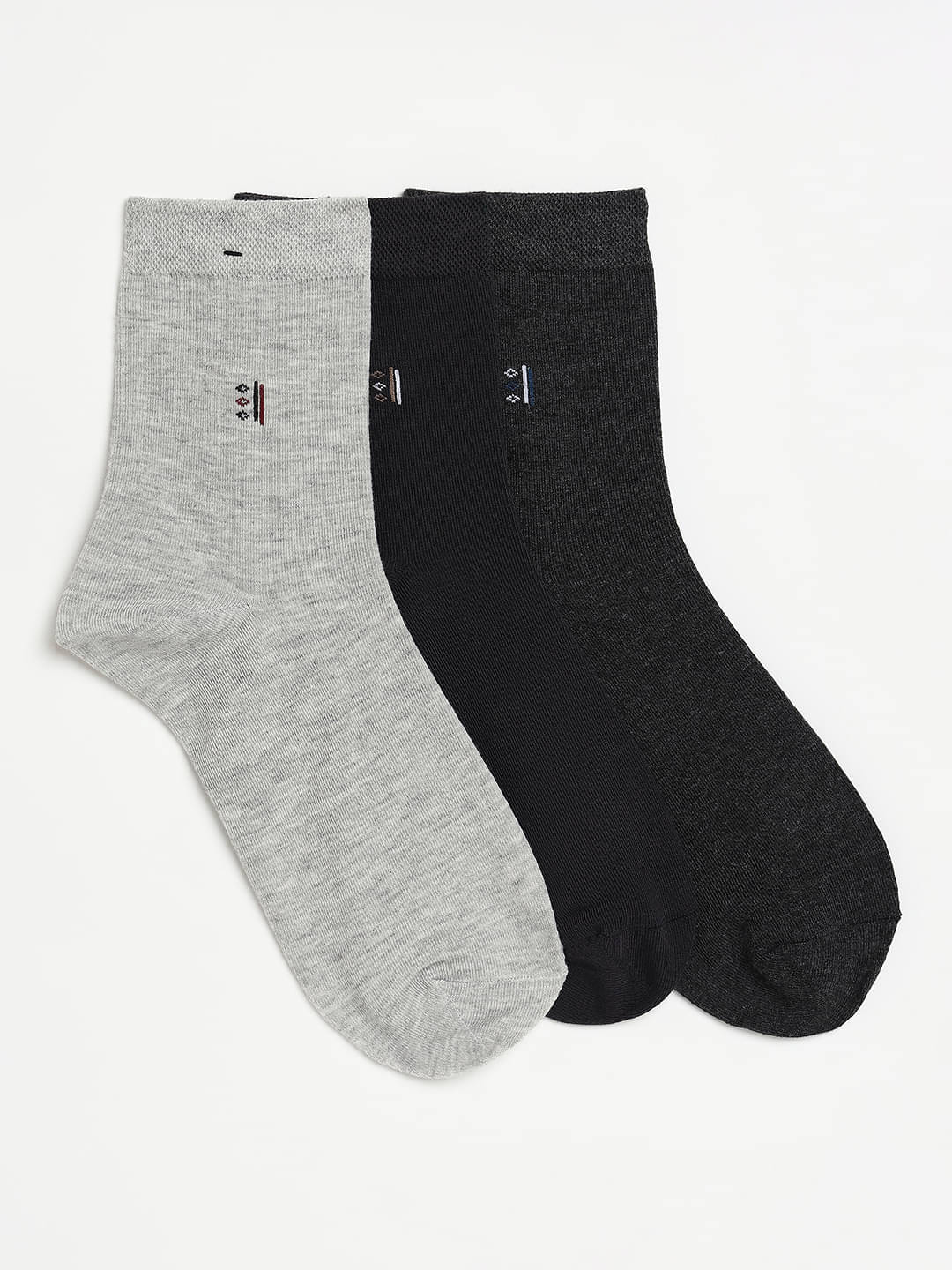     			Camey Pack of 3 Men's Cotton Blend Ankle Length Socks ( Multicolor 6 )