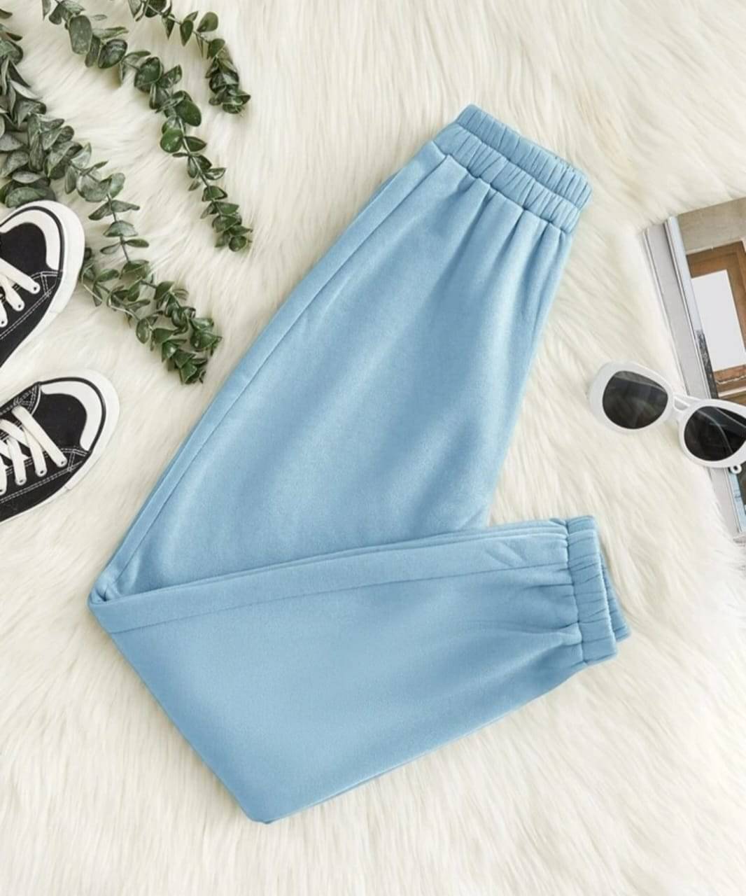     			LITTLE MEOW Pack of 1 Girls Cotton Blend Joggers ( Colors )