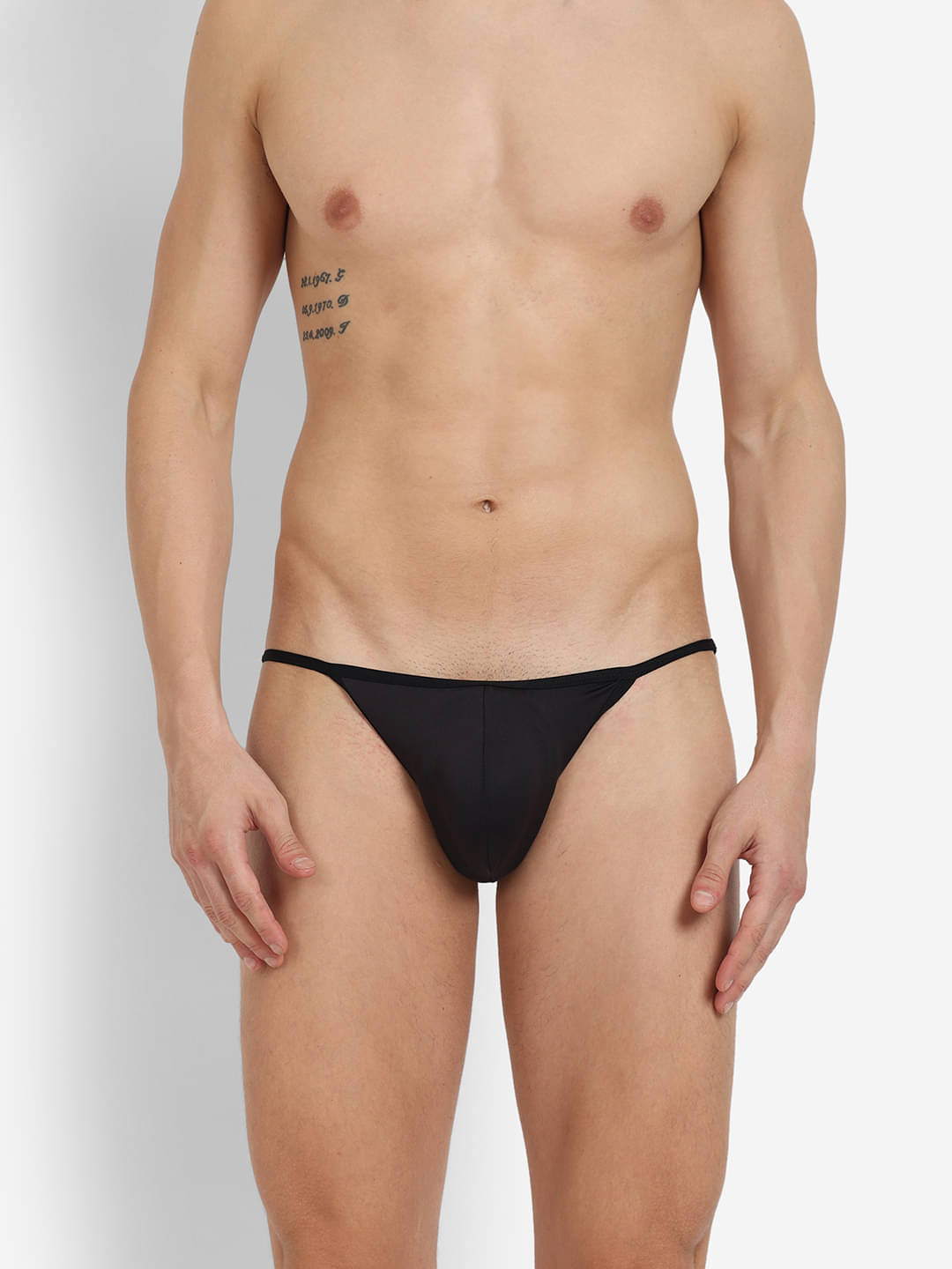 La Intimo Pack of 1 Nylon Bikini For Men's ( Black ) La Intimo Pack of 1 Nylon Bikini For Men's ( Black )