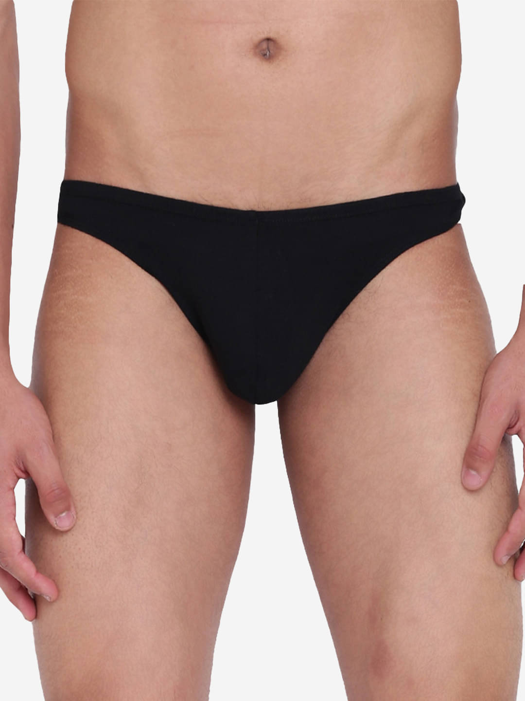 La Intimo Pack of 1 Modal Thongs For Men's ( Black )     			La Intimo Pack of 1 Modal Thongs For Men's ( Black )