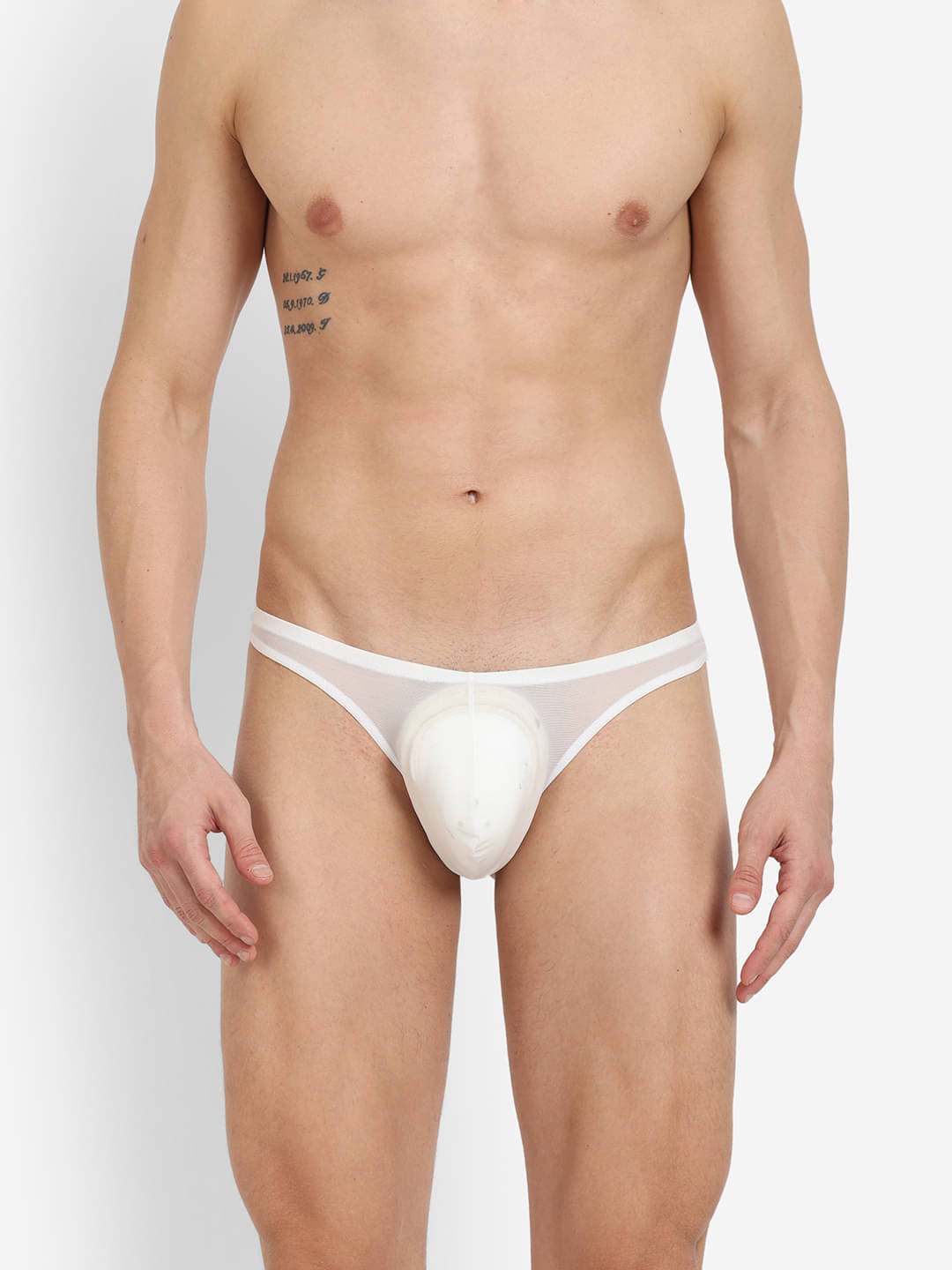 La Intimo Pack of 1 Nylon Thongs For Men's ( White ) La Intimo Pack of 1 Nylon Thongs For Men's ( White )
