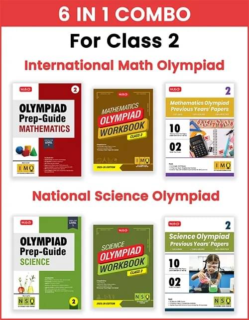 MTG Class-2 Mathematics & Science (IMO-NSO) Olympiad Workbook, Prep-Guide & Previous Years Papers (PYQs) - SOF Olympiad Books For 2025-26 Exam (Set of 6 Books) MTG Class-2 Mathematics & Science (IMO-NSO) Olympiad Workbook, Prep-Guide & Previous Years Papers (PYQs) - SOF Olympiad Books For 2025-26 Exam (Set of 6 Books)