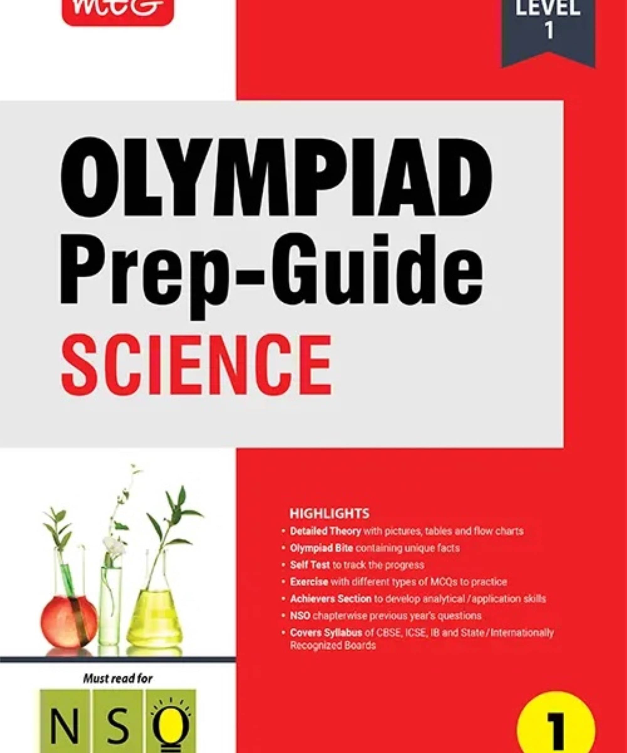 MTG Olympiad Prep-Guide Class 1 Science (NSO) - Detailed Theory, NSO Chapterwise Previous Years Questions with Self Test For SOF 2025-26 Exam MTG Olympiad Prep-Guide Class 1 Science (NSO) - Detailed Theory, NSO Chapterwise Previous Years Questions with Self Test For SOF 2025-26 Exam