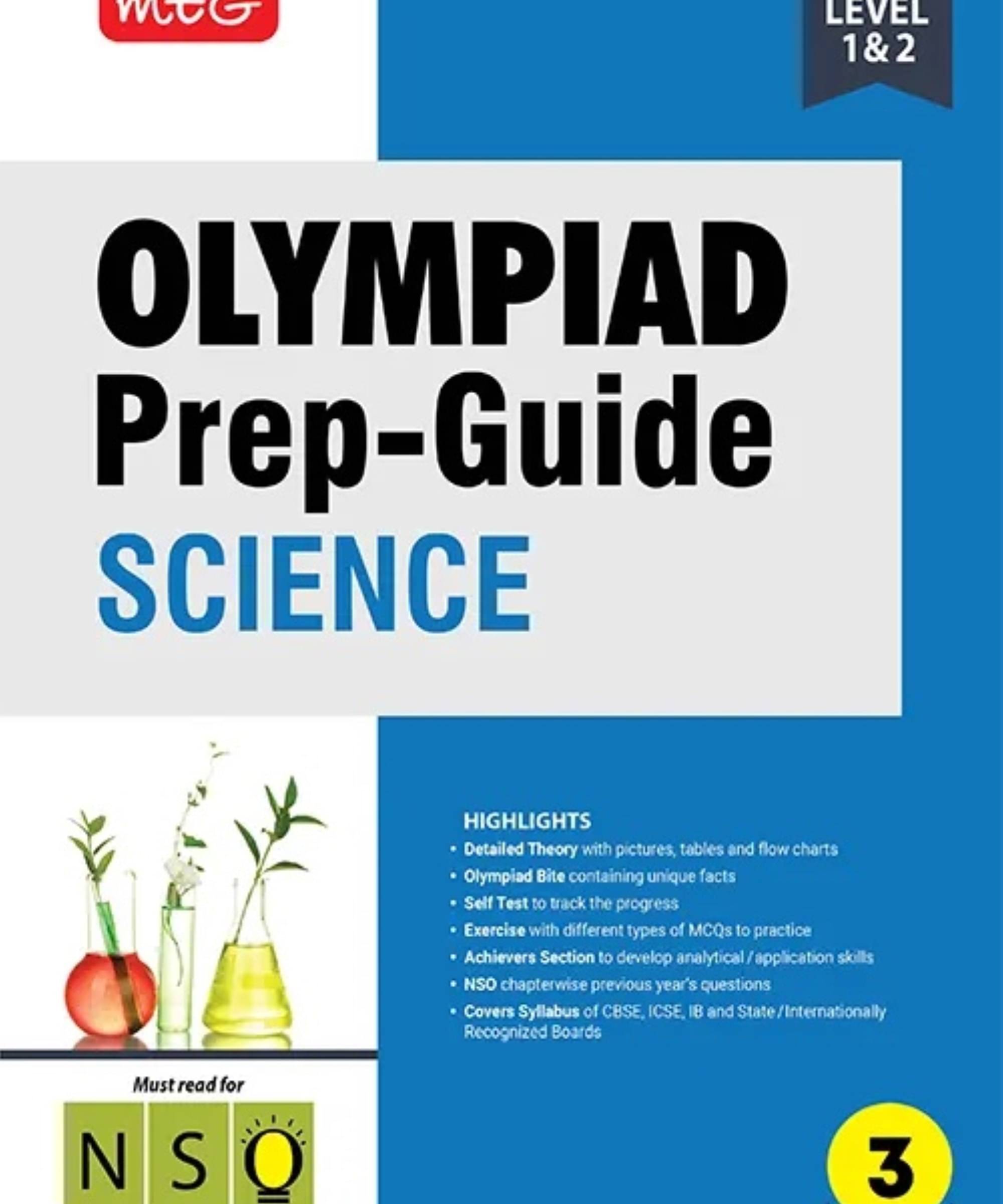 MTG Olympiad Prep-Guide Class 3 Science (NSO) - Detailed Theory, NSO Chapterwise Previous Years Questions with Self Test For SOF 2025-26 Exam MTG Olympiad Prep-Guide Class 3 Science (NSO) - Detailed Theory, NSO Chapterwise Previous Years Questions with Self Test For SOF 2025-26 Exam