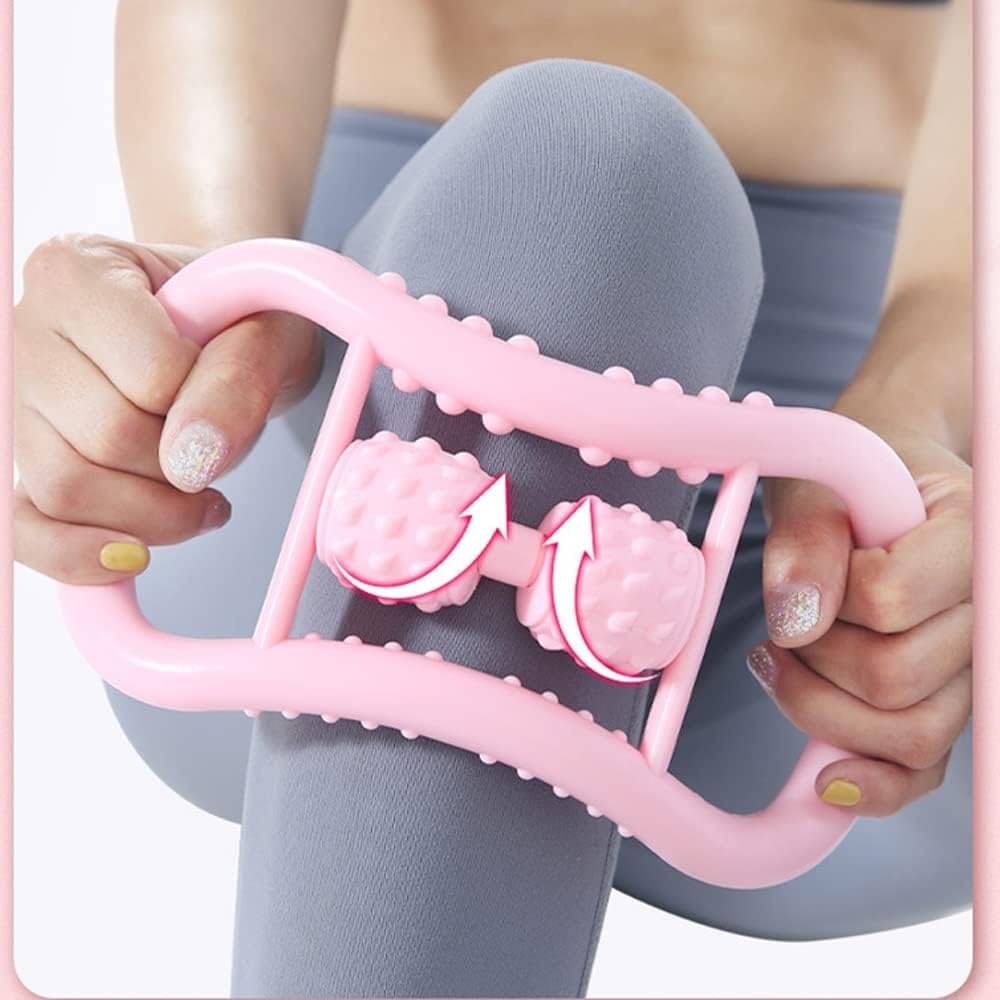 Shopeleven Yoga Ring with Roller Ball Pilates Relax Arm Chest Waist Muscle Expander Equipment for Yoga Shopeleven Yoga Ring with Roller Ball Pilates Relax Arm Chest Waist Muscle Expander Equipment for Yoga