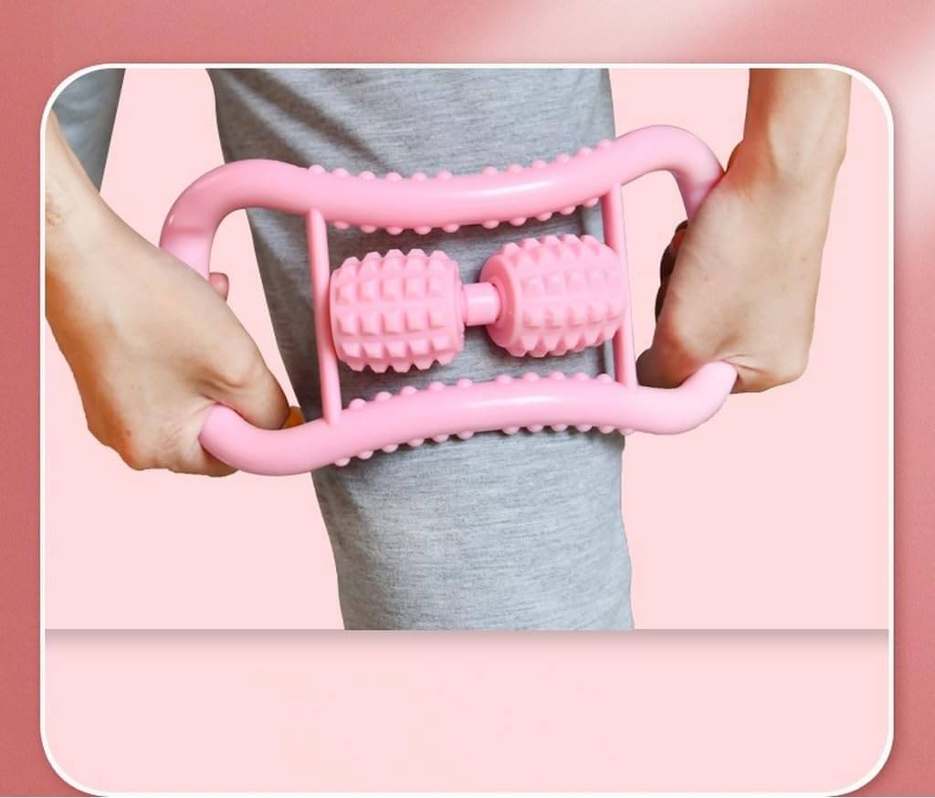 Shopeleven Yoga Ring with Roller Ball Great for Yoga, Mobility, Pilates, Stretch & Support, Magic Circle, Fascia Massage, Training Ring for Back and Leg Support for Home & Gym Workout     			Shopeleven Yoga Ring with Roller Ball Great for Yoga, Mobility, Pilates, Stretch & Support, Magic Circle, Fascia Massage, Training Ring for Back and Leg Support for Home & Gym Workout