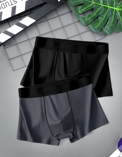     			TEHSVA Pack of 2 Nylon Trunks For Men's ( Black )