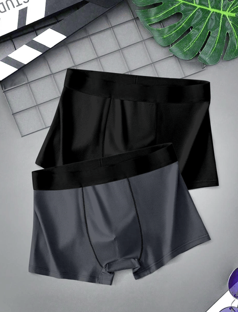     			TEHSVA Pack of 2 Nylon Trunks For Men's ( Black )