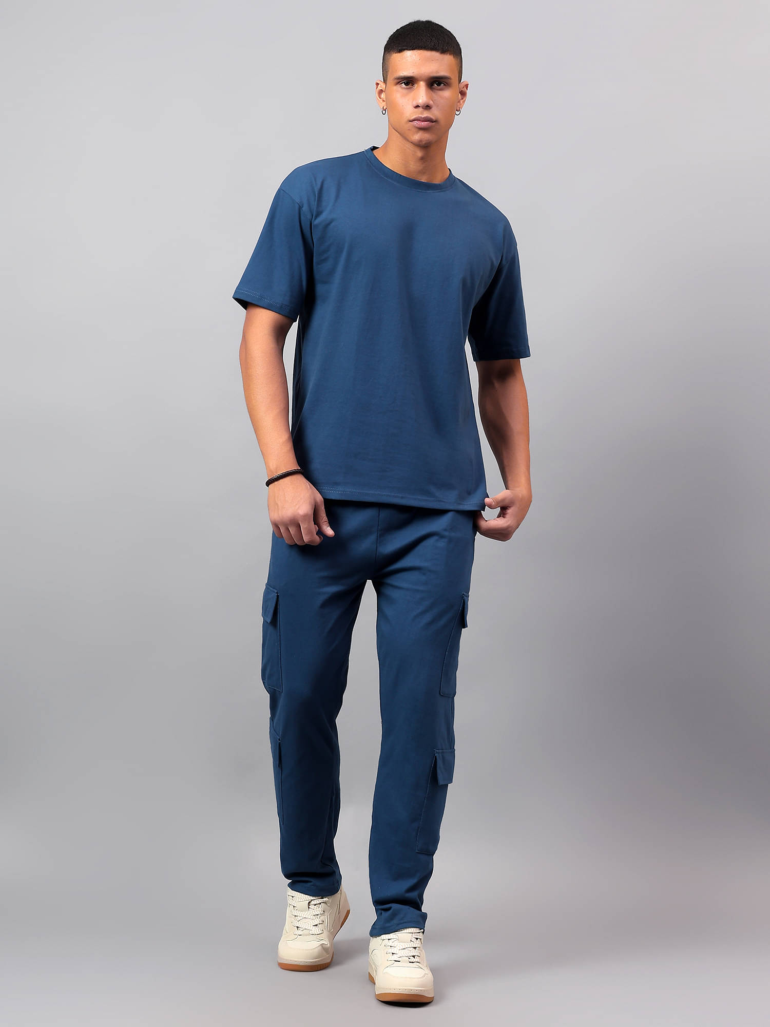 kveto style redefined Men's T-shirt With Trackpants Co-Ords Set ( Pack of 1 , Blue ) kveto style redefined Men's T-shirt With Trackpants Co-Ords Set ( Pack of 1 , Blue )
