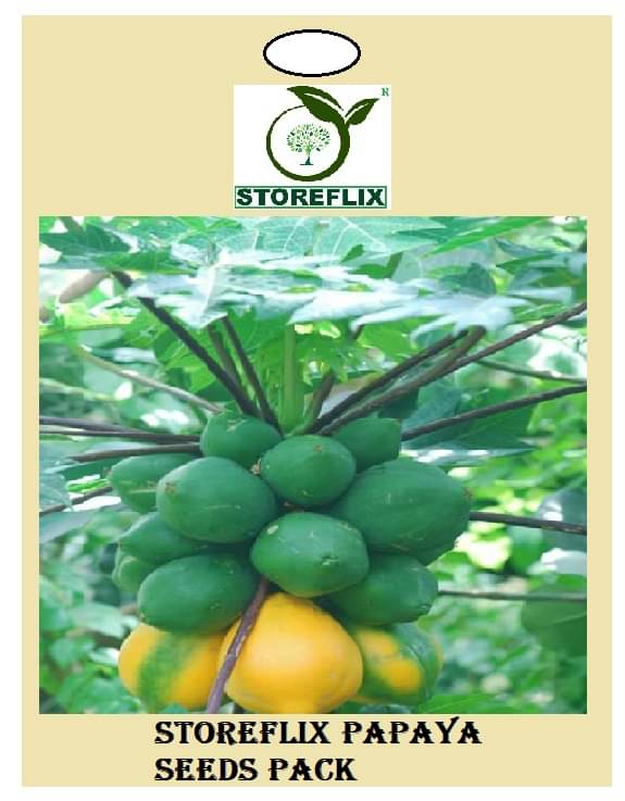 papaya 50 seeds pack with user manual for home kitchen gradening use papaya 50 seeds pack with user manual for home kitchen gradening use