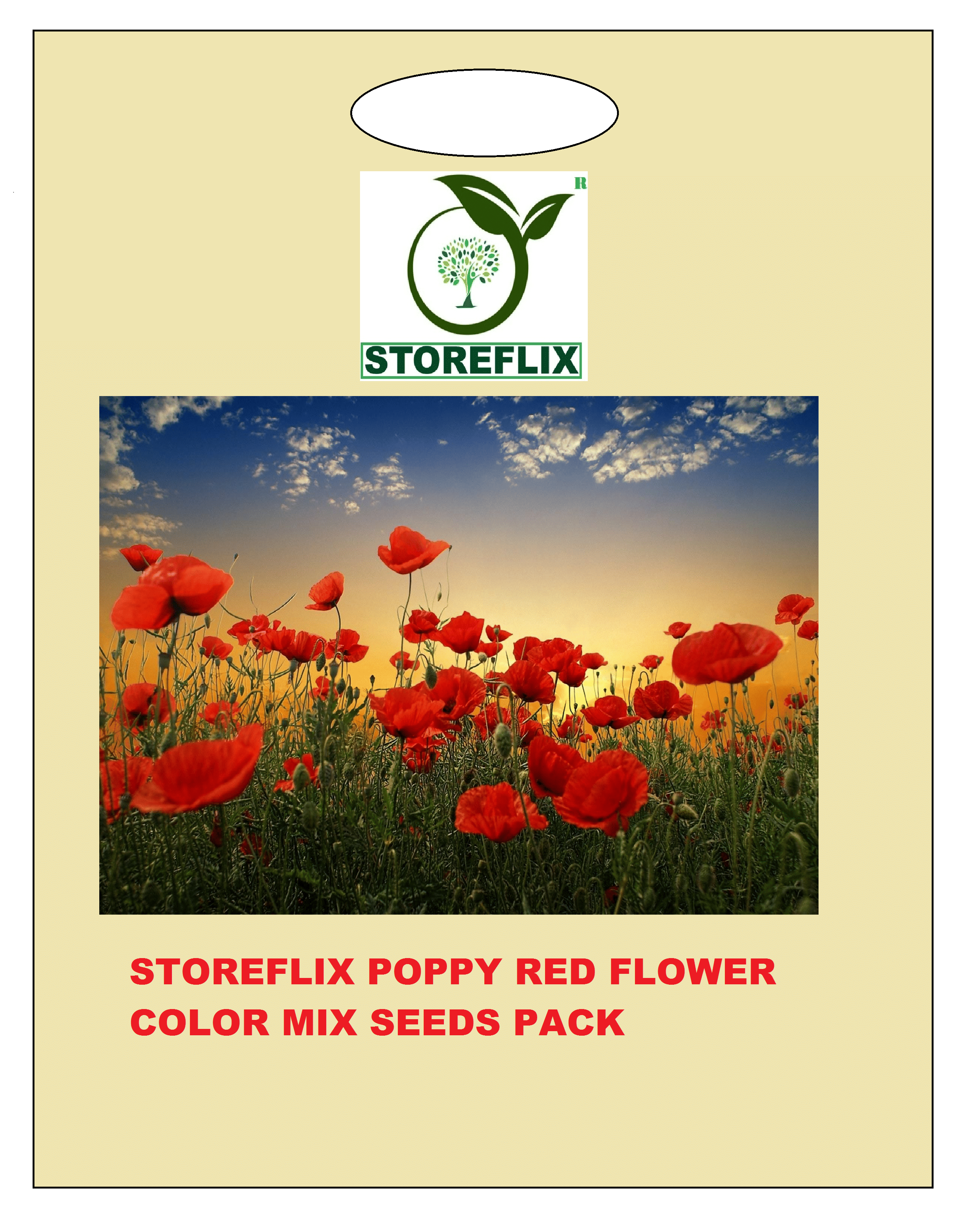 poppy red flower 50 seeds pack with free cocopeat and user manual poppy red flower 50 seeds pack with free cocopeat and user manual