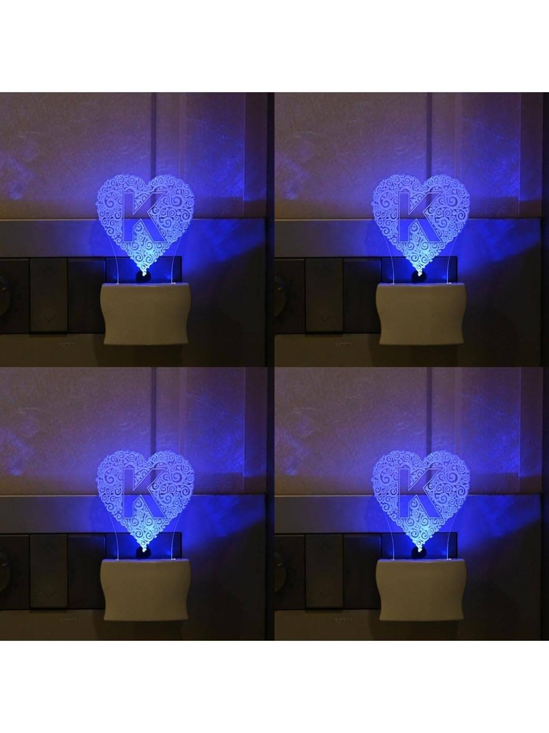     			AFAST White Night Lamp ( Pack of 4 )