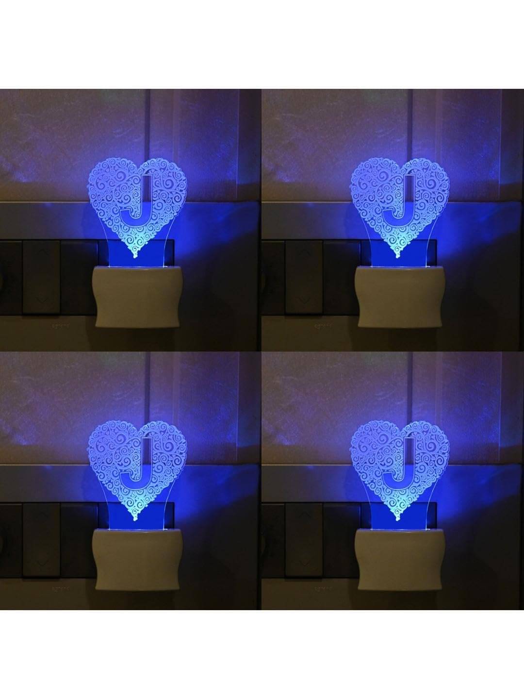     			AFAST White Night Lamp ( Pack of 4 )