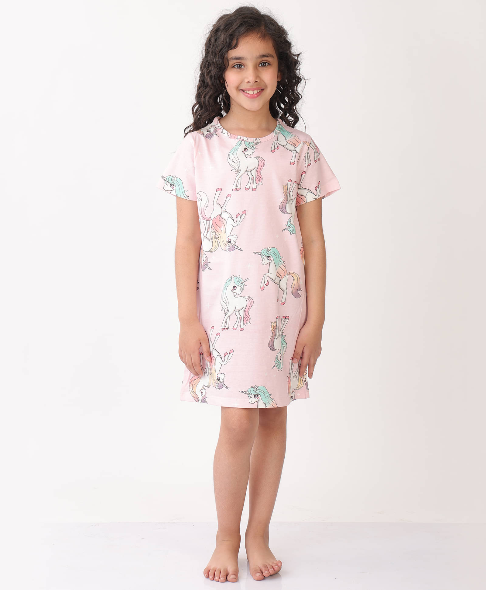     			ANTHRILO Pack of 1 Baby Girls Cotton Nightdress