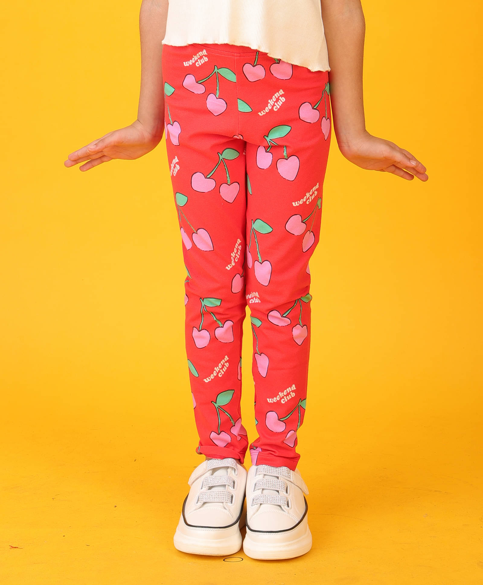     			ANTHRILO Pack of 1 Baby Girls Cotton Blend Legging ( Red )