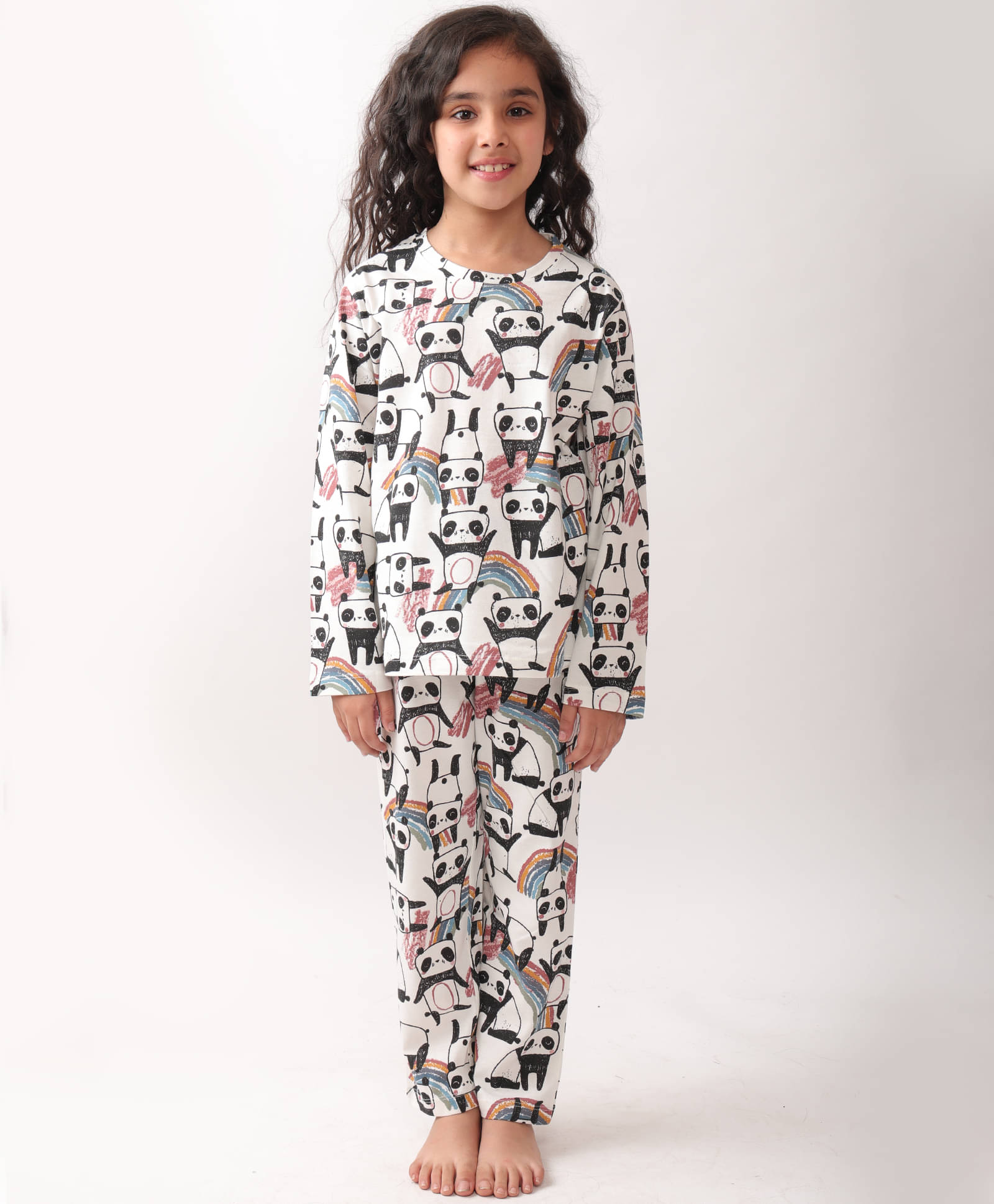     			ANTHRILO Pack of 1 Baby Girls Cotton Nightsuit Set ( White )