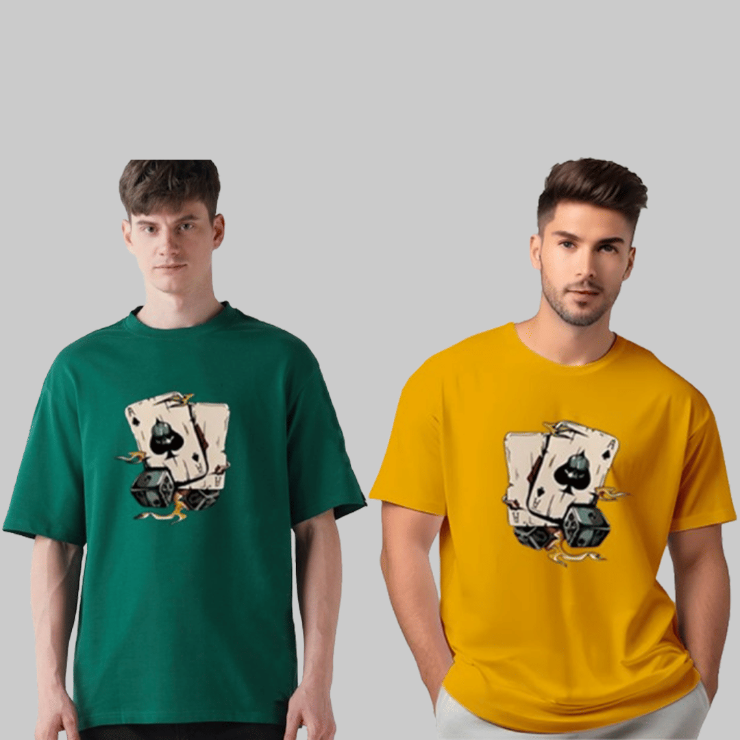 ATIGIANO APPAREL Men Cotton Blend Regular Fit Printed T-Shirt ( Green ) ATIGIANO APPAREL Men Cotton Blend Regular Fit Printed T-Shirt ( Green )