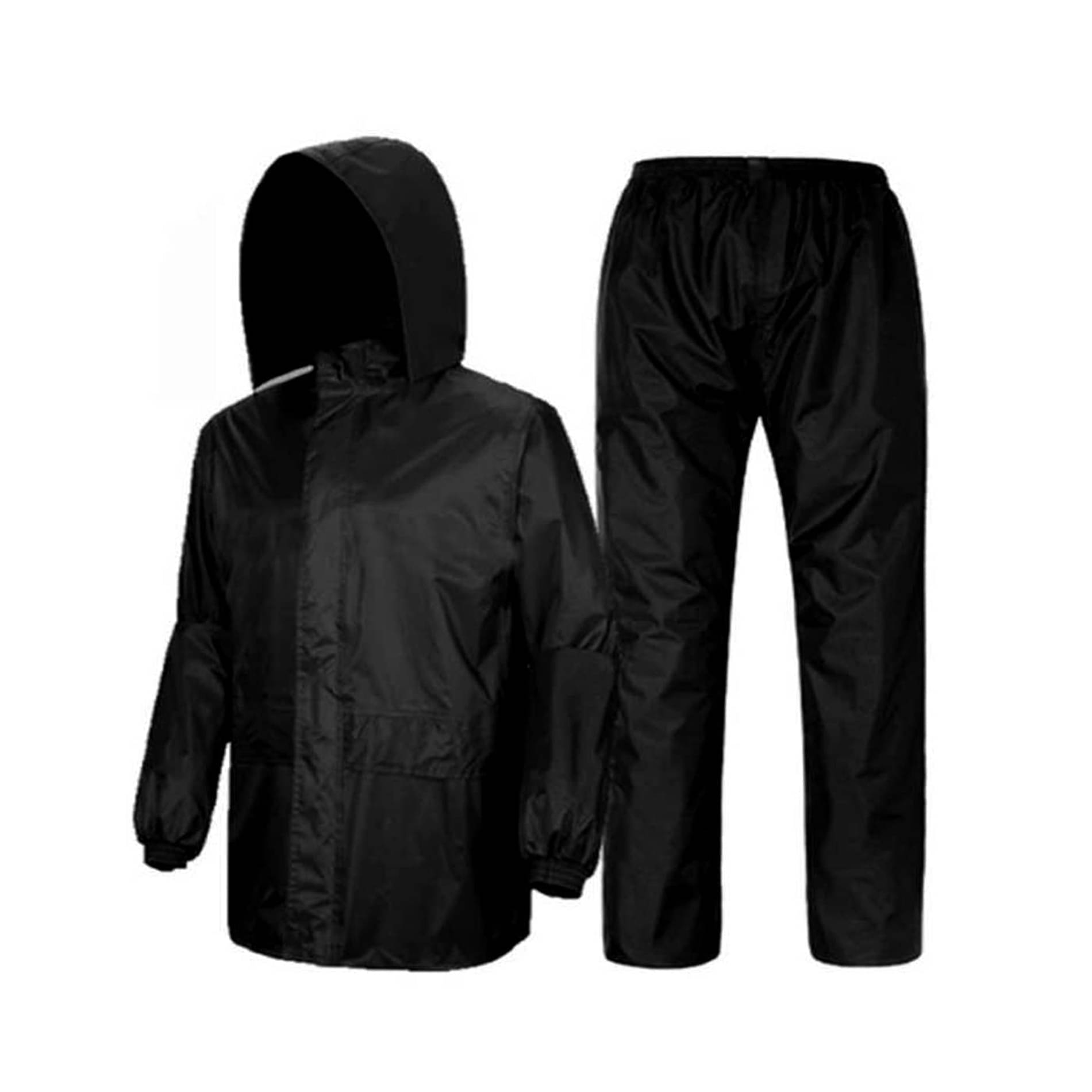     			ATIPRIYA Black Polyester Men's Rain Suit ( Pack of 1 )