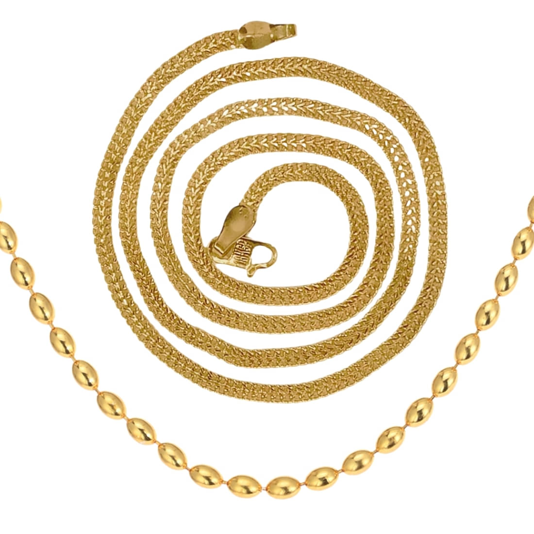 AanyaCentric Gold Plated Chains Combo ( Set of 2 ) AanyaCentric Gold Plated Chains Combo ( Set of 2 )
