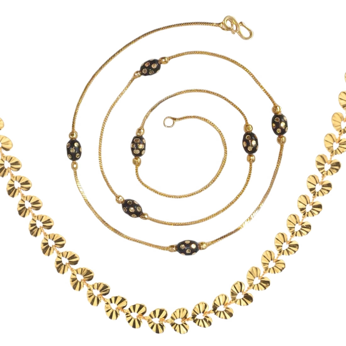 AanyaCentric Gold Plated Chains Combo ( Set of 2 ) AanyaCentric Gold Plated Chains Combo ( Set of 2 )