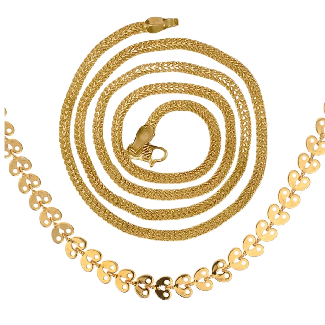 AanyaCentric Gold Plated Chains Combo ( Set of 2 ) AanyaCentric Gold Plated Chains Combo ( Set of 2 )