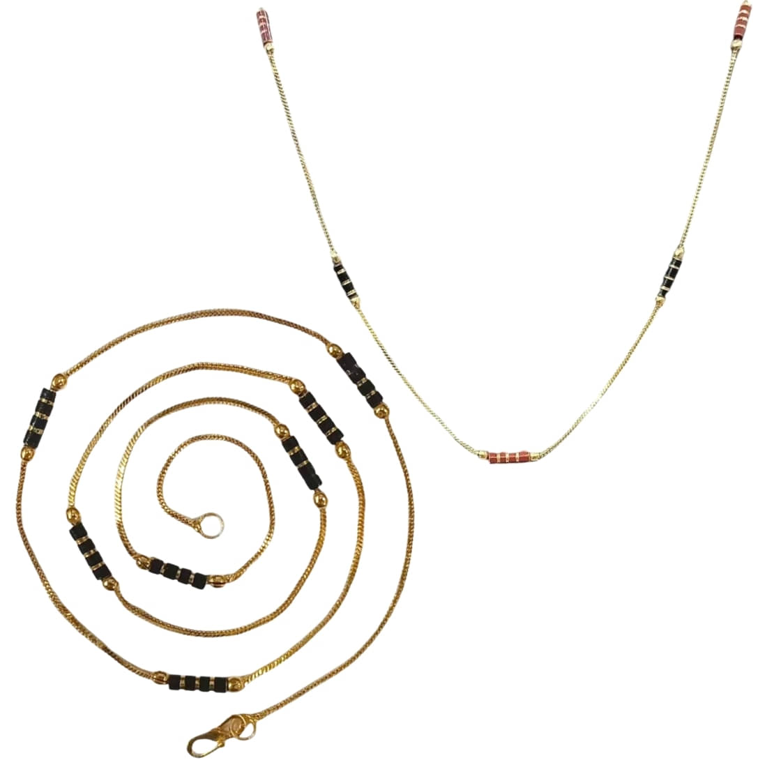 AanyaCentric Gold Plated Chains Combo ( Set of 2 ) AanyaCentric Gold Plated Chains Combo ( Set of 2 )