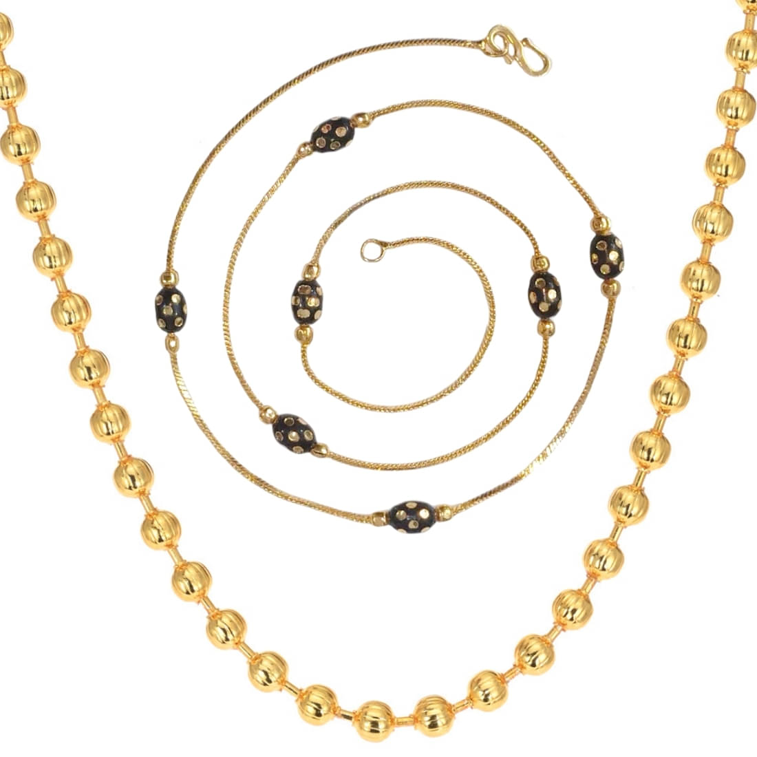 AanyaCentric Gold Plated Chains Combo ( Set of 2 ) AanyaCentric Gold Plated Chains Combo ( Set of 2 )