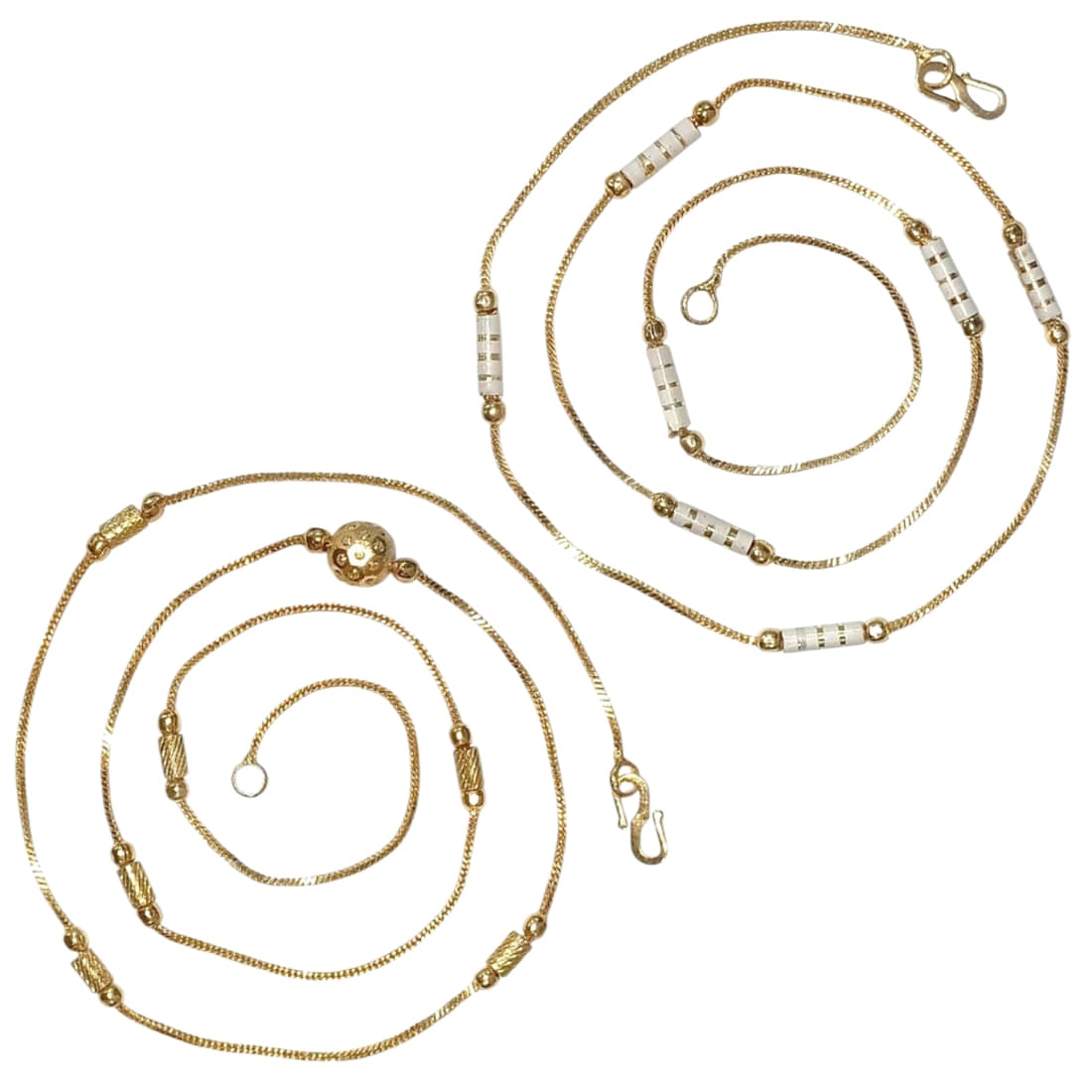 AanyaCentric Gold Plated Chains Combo ( Set of 2 ) AanyaCentric Gold Plated Chains Combo ( Set of 2 )