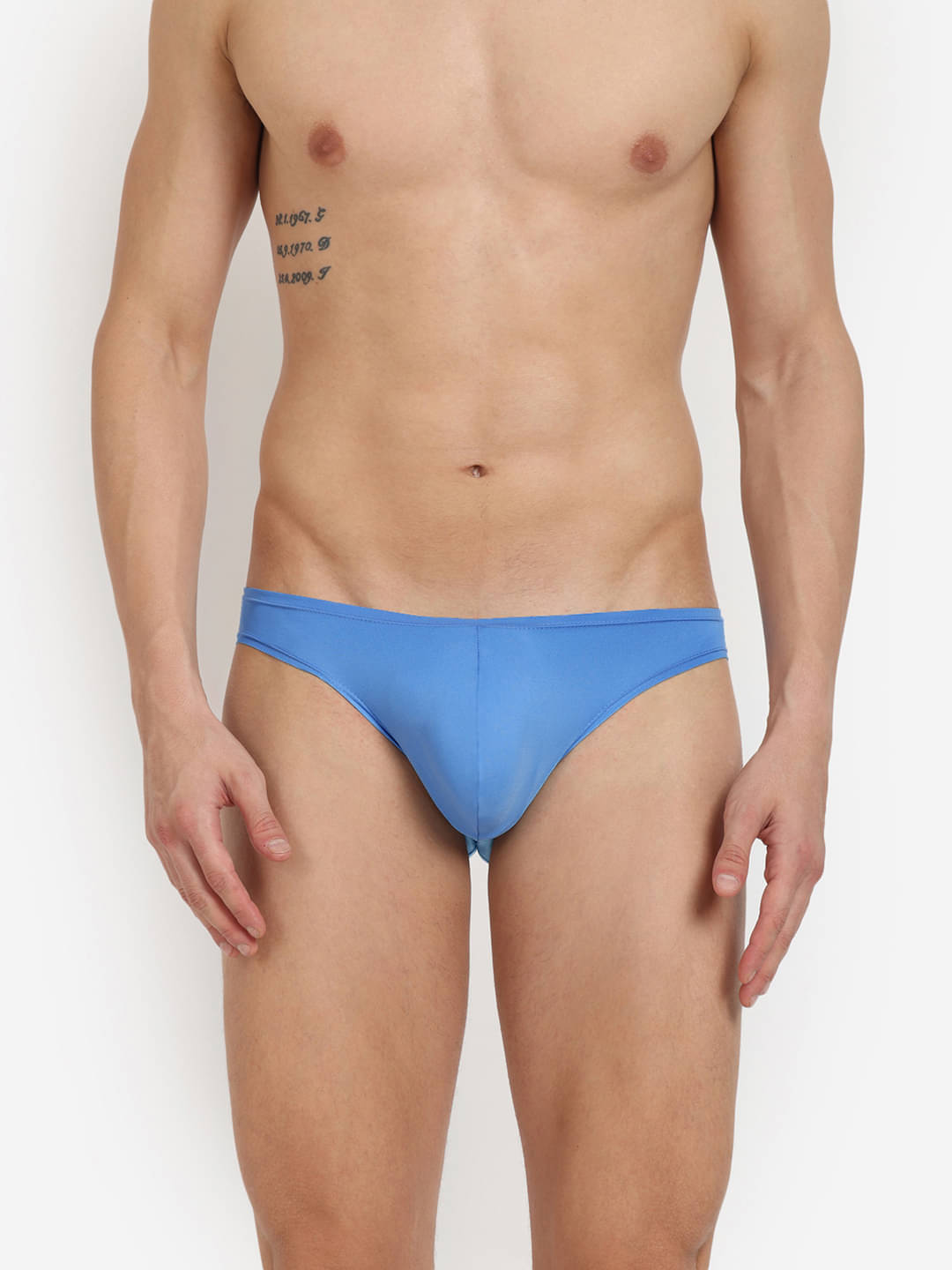 BASIICS By La Intimo Pack of 1 Polyester Briefs For Men's ( Blue ) BASIICS By La Intimo Pack of 1 Polyester Briefs For Men's ( Blue )