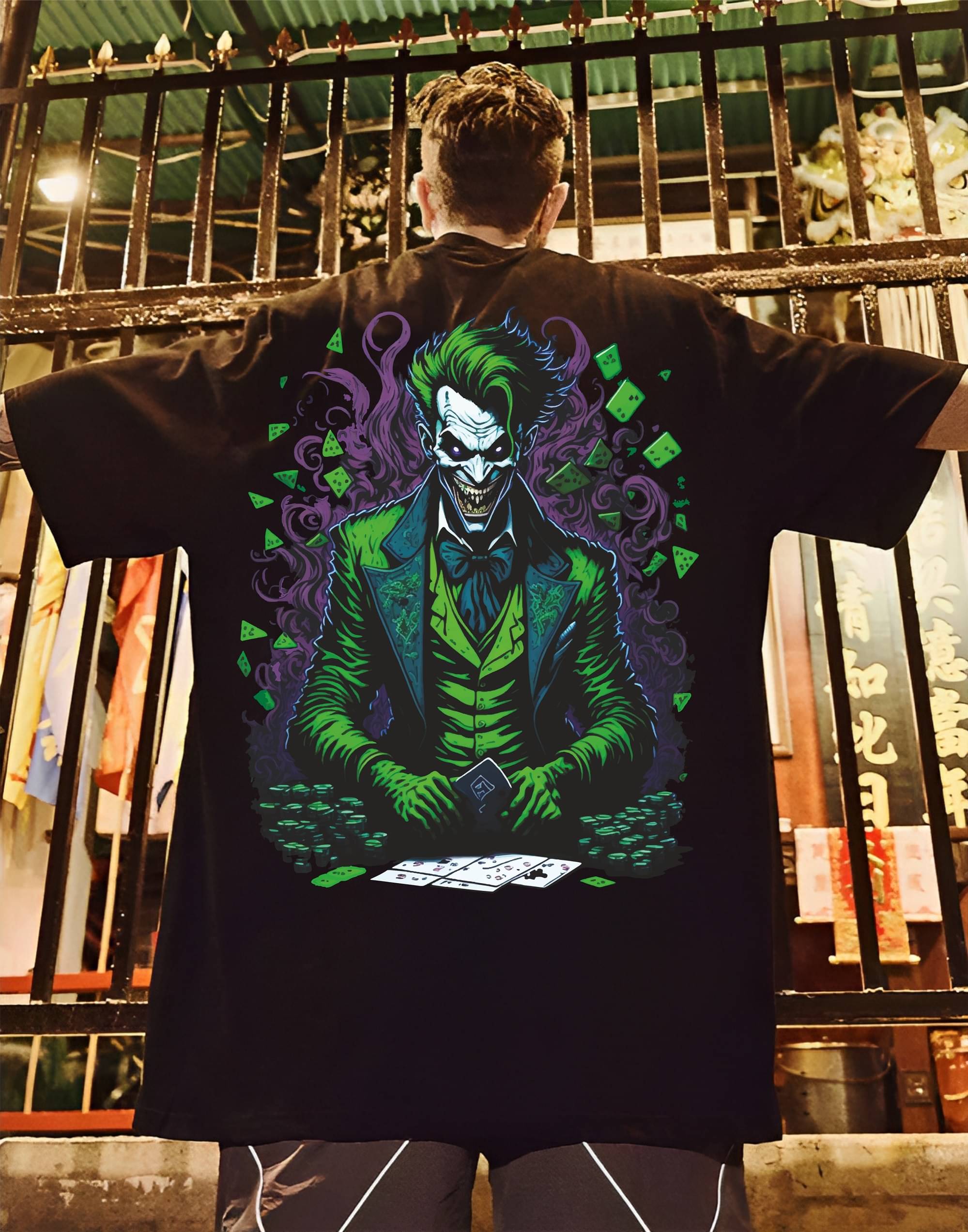 BUKKL Men Cotton Oversized Fit Printed T-Shirt ( Multicolor7 ) BUKKL Men Cotton Oversized Fit Printed T-Shirt ( Multicolor7 )