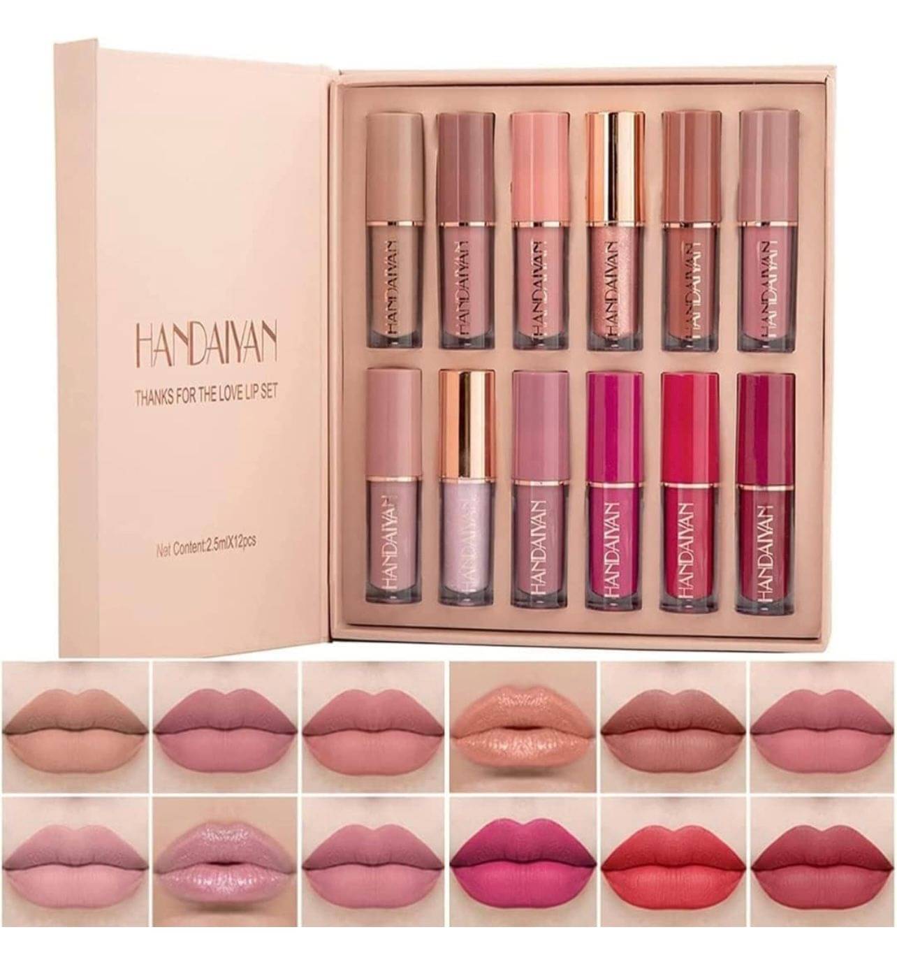     			COSCAT Multi Matte Long Lasting Liquid Lipstick ( Pack of 12 )