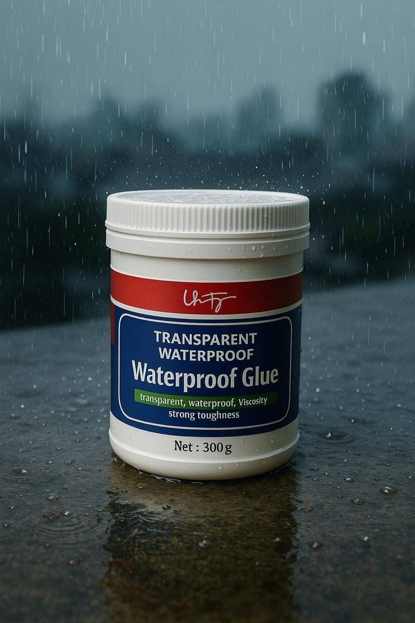     			Crack Seal Glue 300gm with Brush Transparent Waterproof Resin Epoxy for Roof Leakage Crack Seal Agent Roof Water Leakage Solution Water Proof Glue for Waterproofing