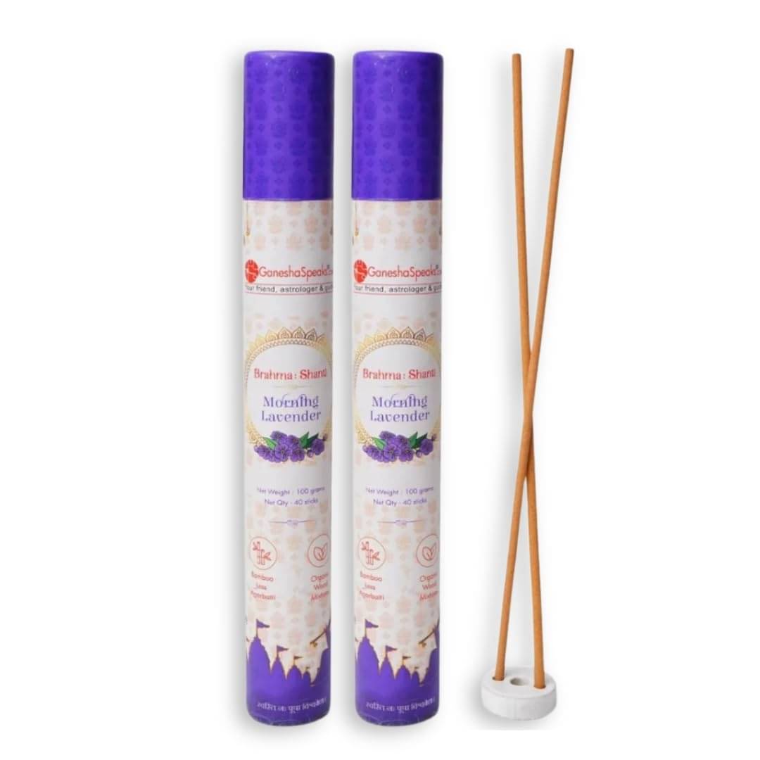 Ganeshaspeaks Incense Dhoop Sticks Lavender 300 gm ( Pack of 2 ) Ganeshaspeaks Incense Dhoop Sticks Lavender 300 gm ( Pack of 2 )