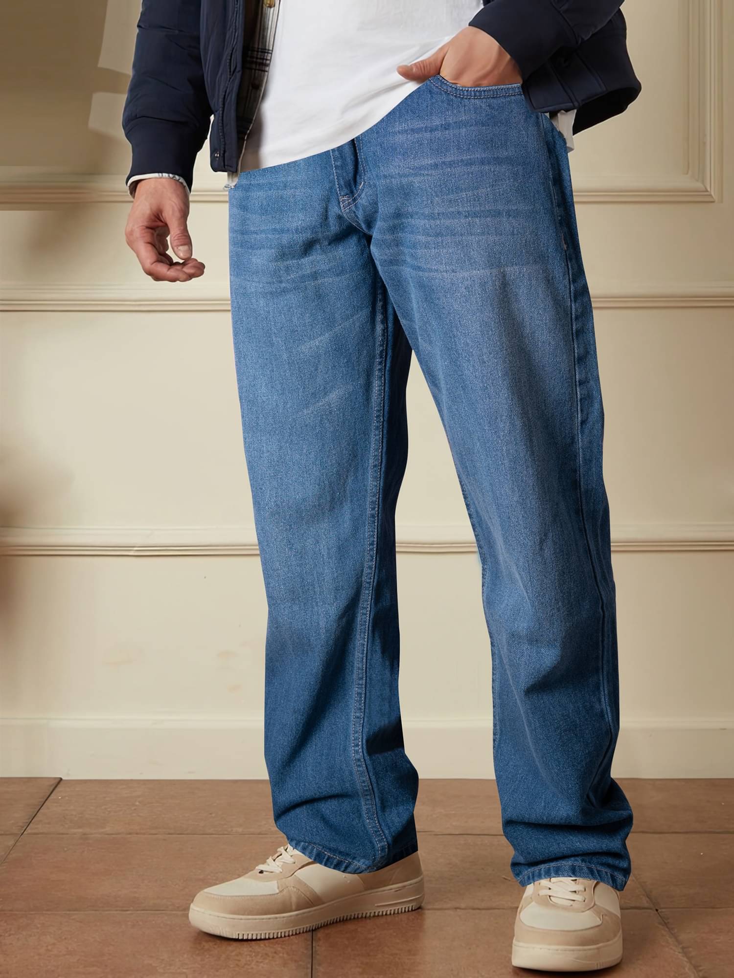 JB JUST BLACK Faded Men's Jeans - Blue ( Pack of 1 ) JB JUST BLACK Faded Men's Jeans - Blue ( Pack of 1 )