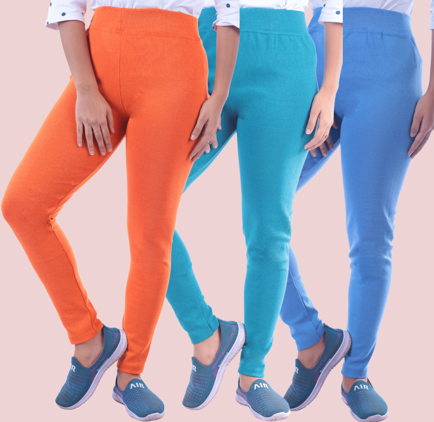     			KARARO JEGGINGS Women Cotton Blend Skinny Fit Jegging