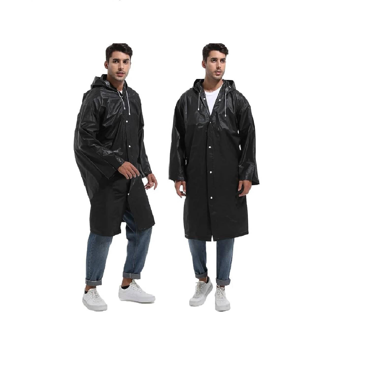 Kitchen4U Black Polyester Men's Raincoat ( Pack of 1 ) Kitchen4U Black Polyester Men's Raincoat ( Pack of 1 )