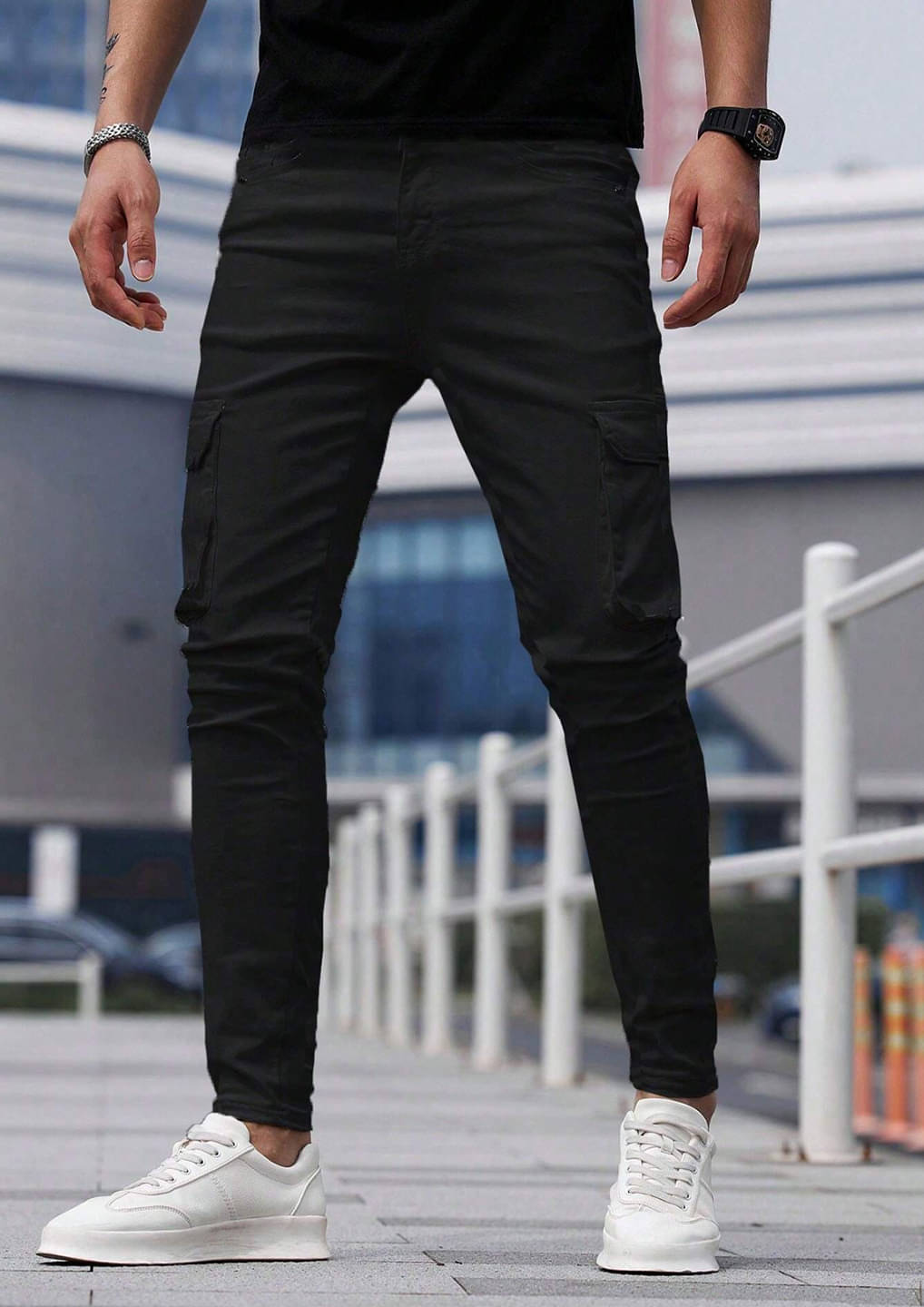 Masterly Weft Slim Fit Clean Look Men's Jeans - Black ( Pack of 1 ) Masterly Weft Slim Fit Clean Look Men's Jeans - Black ( Pack of 1 )