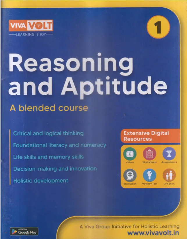     			REASONING AND APTITUDE CLASS 1