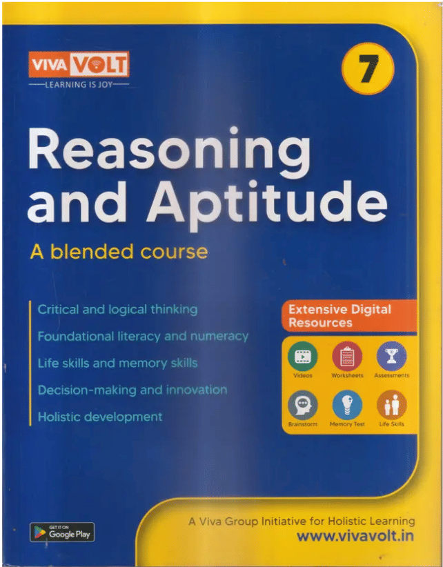     			REASONING AND APTITUDE CLASS 7