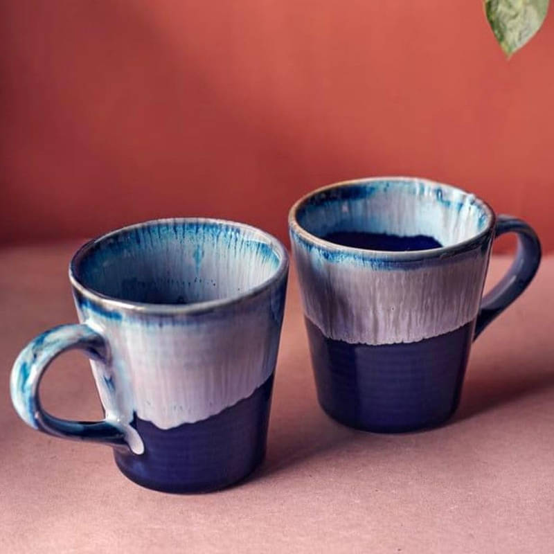     			Rare Planet Ceramic Coffee Mug Ceramic Coffee Mug 350 mL ( Pack of 2 )