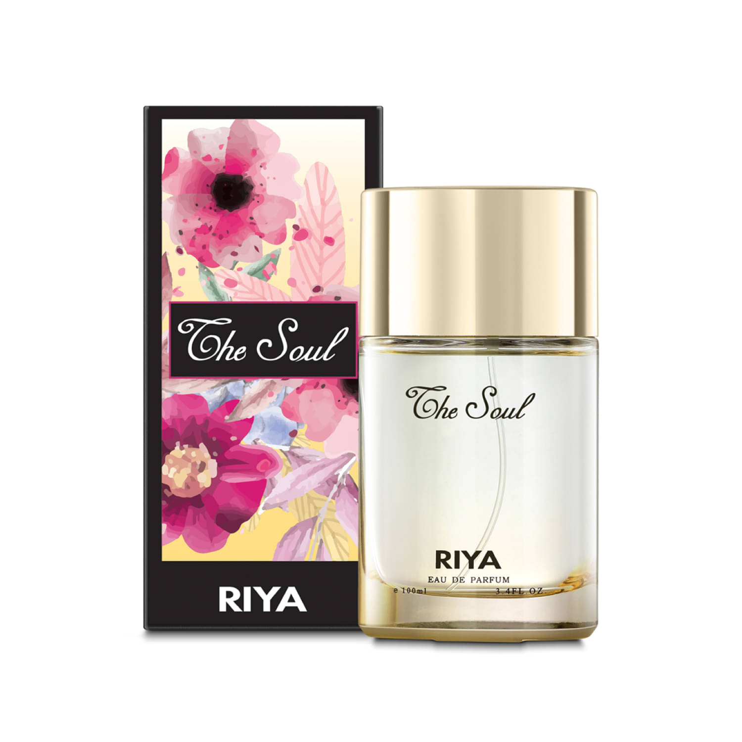     			RIYA The Soul Perfume, Scent Spray, Mild Fragrance for Unisex Eau de Parfum - 100 ml