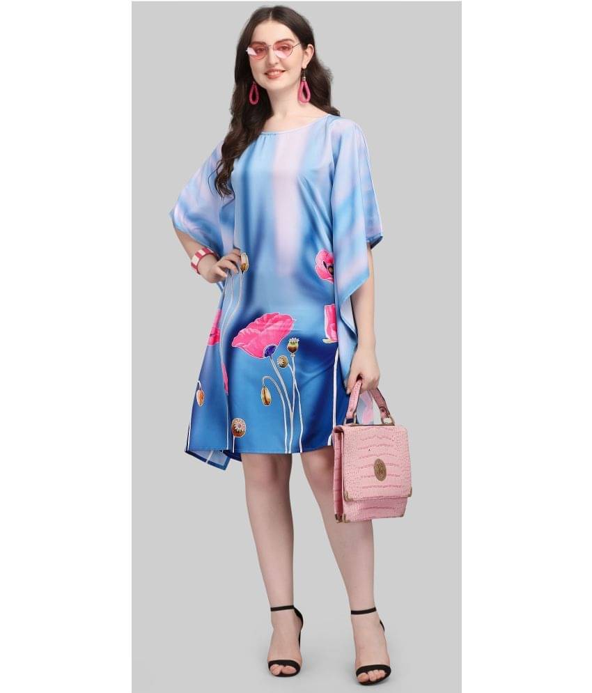     			SILK SUTRA Women Rayon Printed Kaftan ( Multicolor )