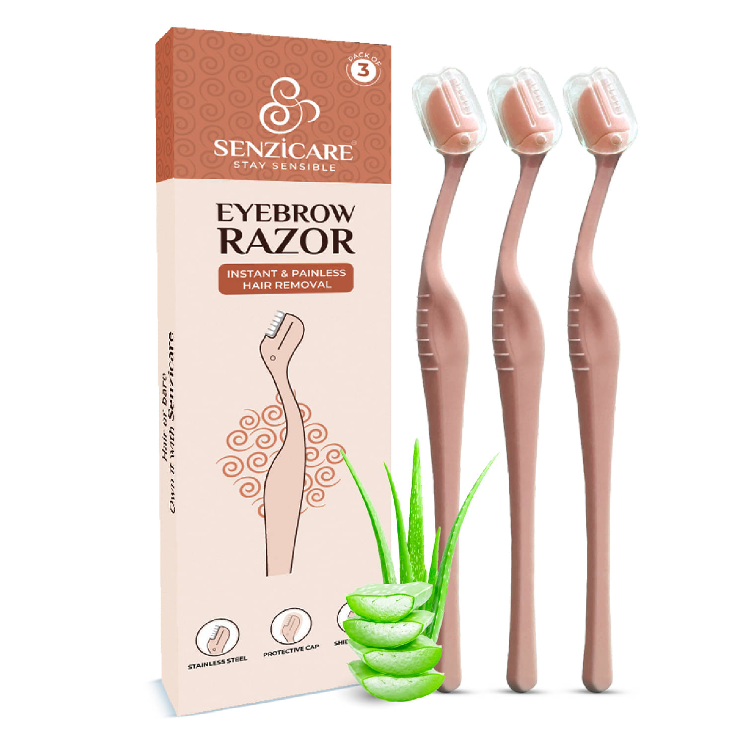     			Senzicare Cartridge Razor ( Pack of 3 )