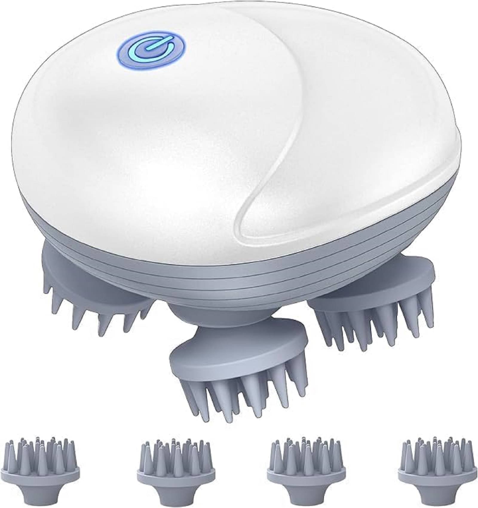 Shopeleven Scalp Massager | Rechargeable Head Kneading Massage Machine | 3 Speed Mode Handheld.Portable,Scalp Scratcher Body Massager for Hair Growth,Deep Clean & Stress Relaxation Shopeleven Scalp Massager | Rechargeable Head Kneading Massage Machine | 3 Speed Mode Handheld.Portable,Scalp Scratcher Body Massager for Hair Growth,Deep Clean & Stress Relaxation
