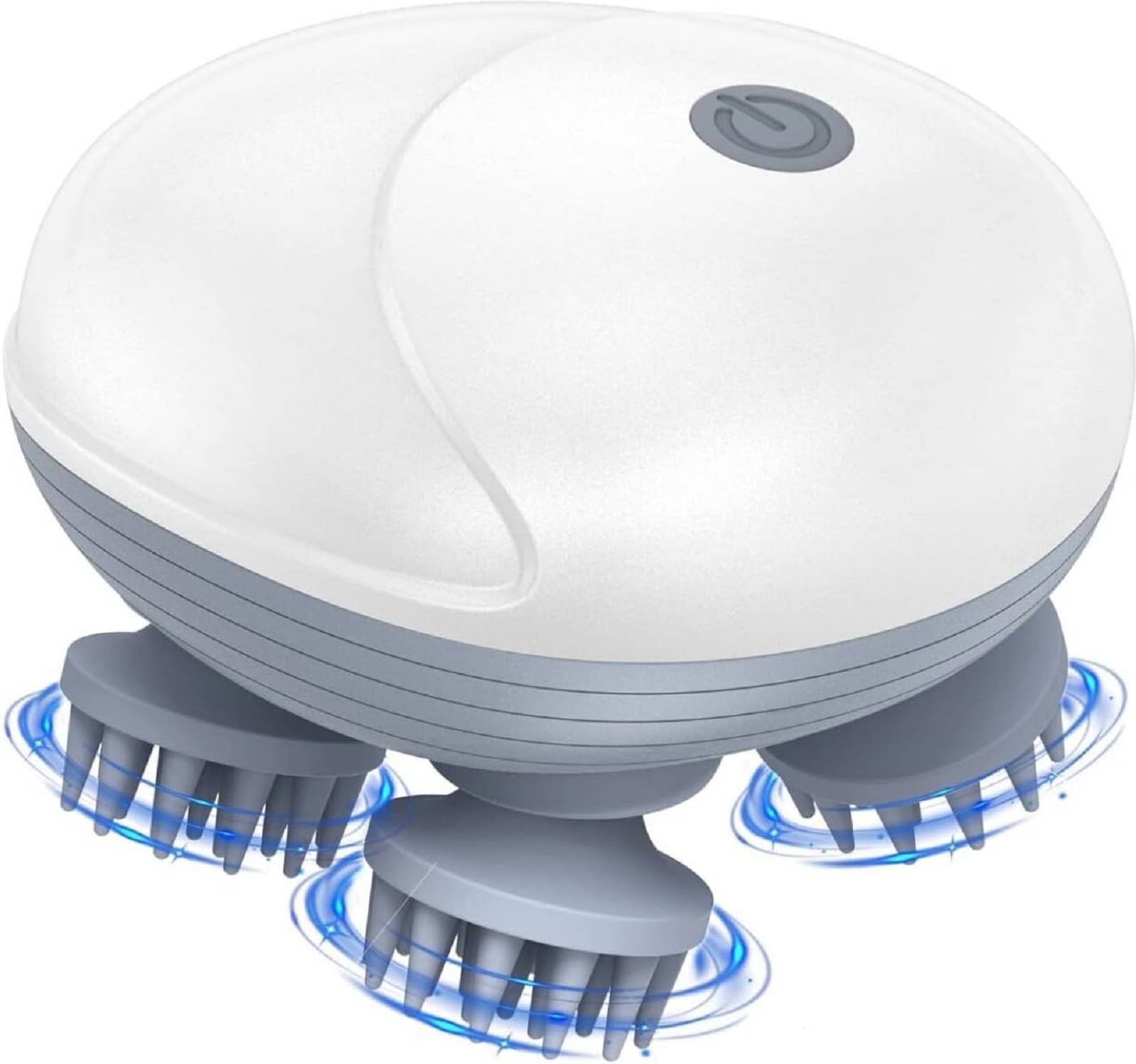 Shopeleven Scalp Massager | Rechargeable Head Kneading Massage Machine | 3 Speed Mode Handheld.Portable,Scalp Scratcher Body Massager for Hair Growth,Deep Clean & Stress Relaxation Shopeleven Scalp Massager | Rechargeable Head Kneading Massage Machine | 3 Speed Mode Handheld.Portable,Scalp Scratcher Body Massager for Hair Growth,Deep Clean & Stress Relaxation