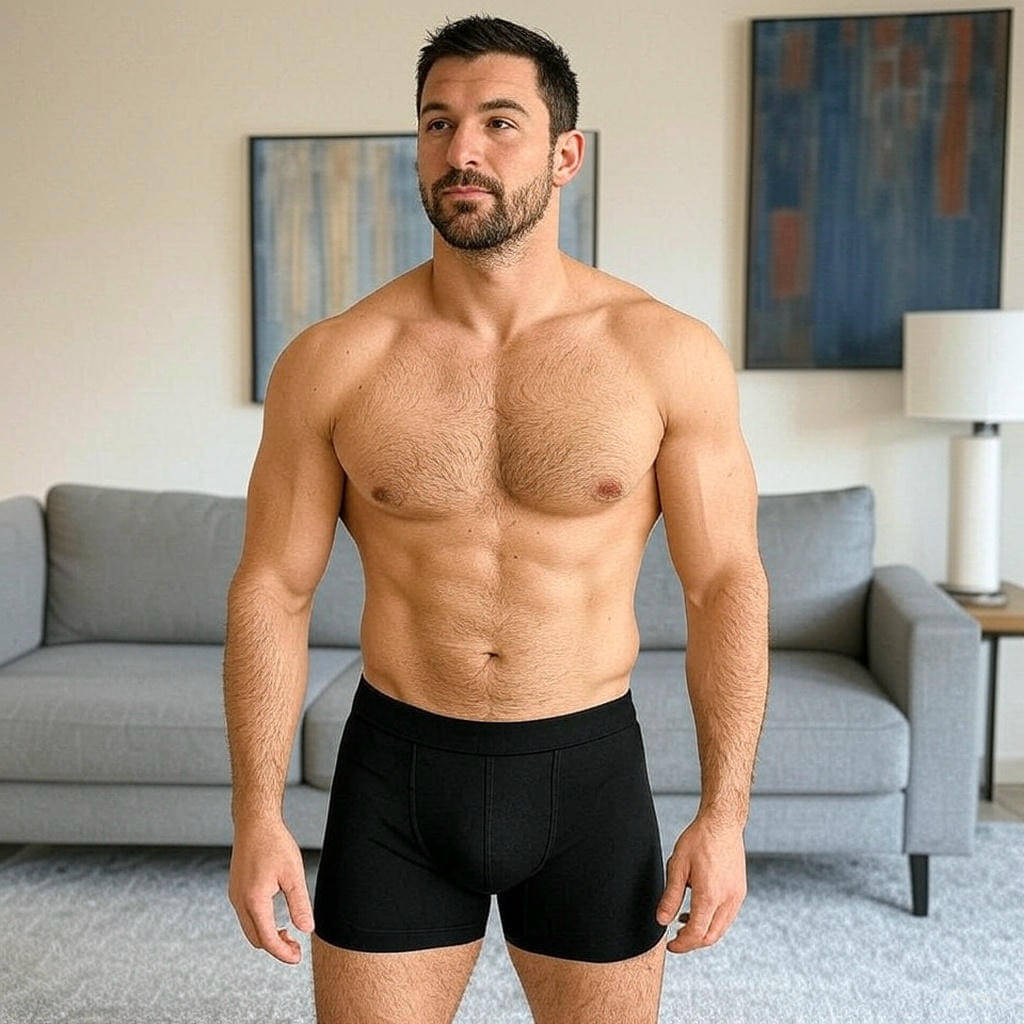     			TEHSVA Pack of 2 Nylon Trunks For Men's ( Black )