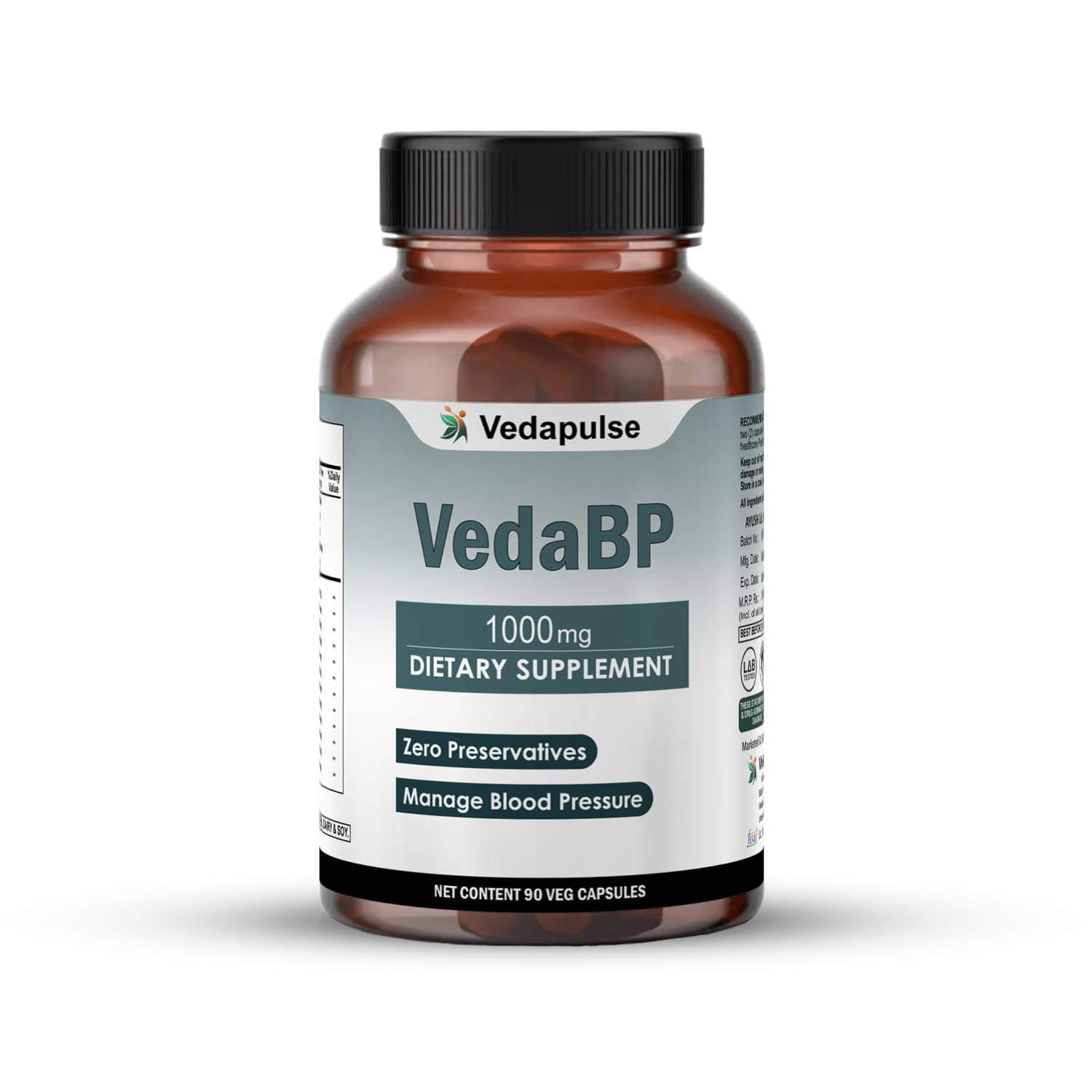 Vedapulse VedaBP 1000mg | Capsule 90 gm Pack Of 1 Vedapulse VedaBP 1000mg | Capsule 90 gm Pack Of 1