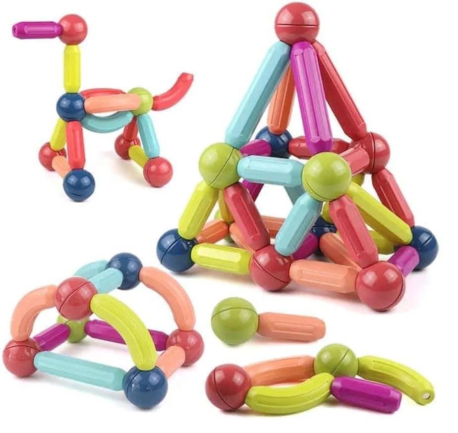 YUIOP - Magnetic Building Sticks For Kids - Learning Building Blocks (25 Pcs) YUIOP - Magnetic Building Sticks For Kids - Learning Building Blocks (25 Pcs)