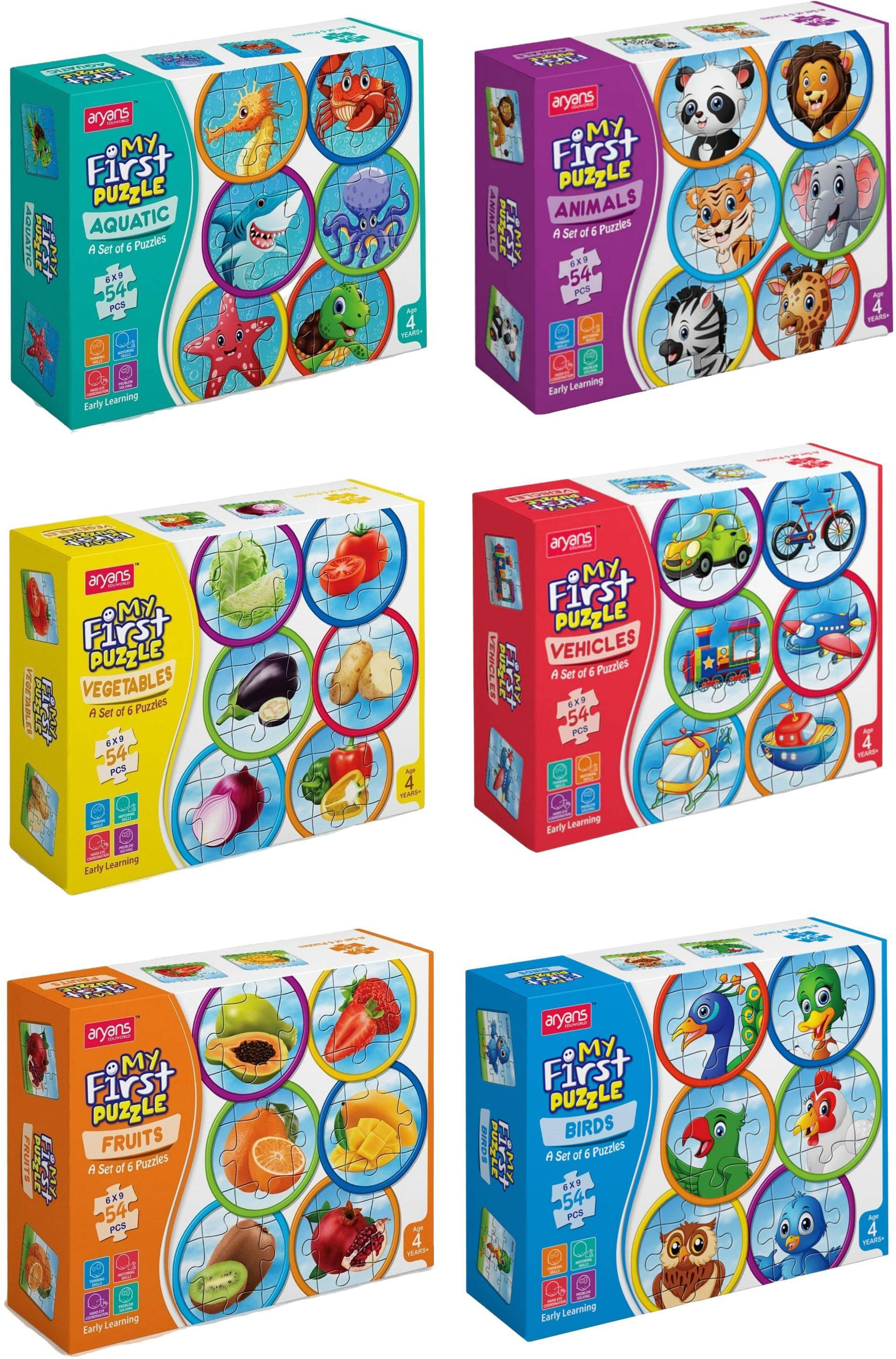     			YUIOP - My First Puzzle - Jigsaw Puzzle For Kids - Explore 6 Themes - Fun & Learn